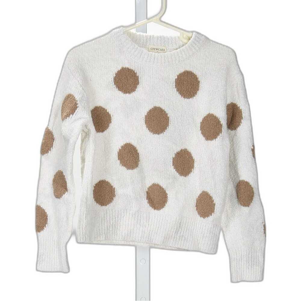 Crew Cuts RE-Imagined by J.Crew Pull Over Polka Dot Sweater Size XS